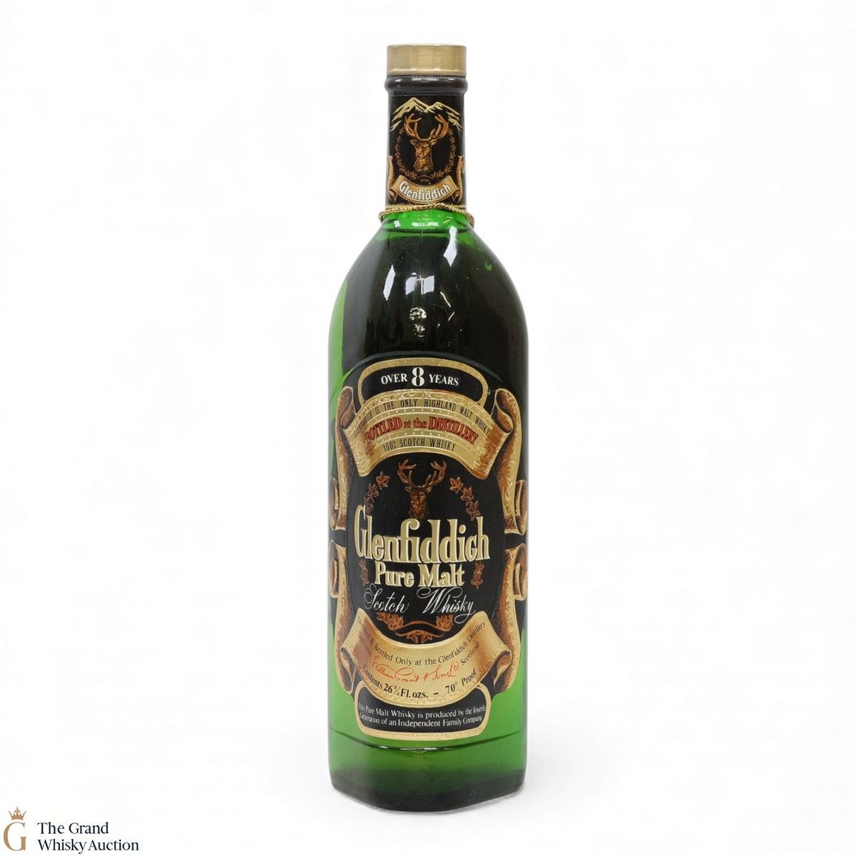 Glenfiddich - 8 Year Old - Pure Malt - 1974 Queens Export Award (26 2/3 Fl Ozs)