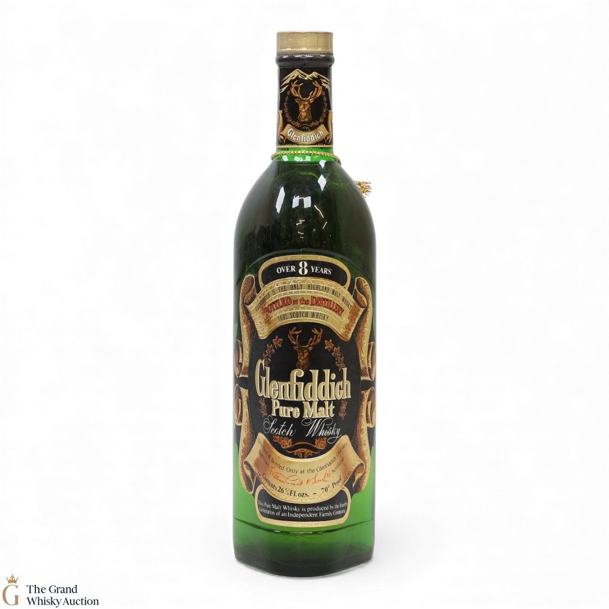 Glenfiddich - 8 Year Old - Pure Malt - 1974 Queens Export Award (26 2/3 Fl Ozs)