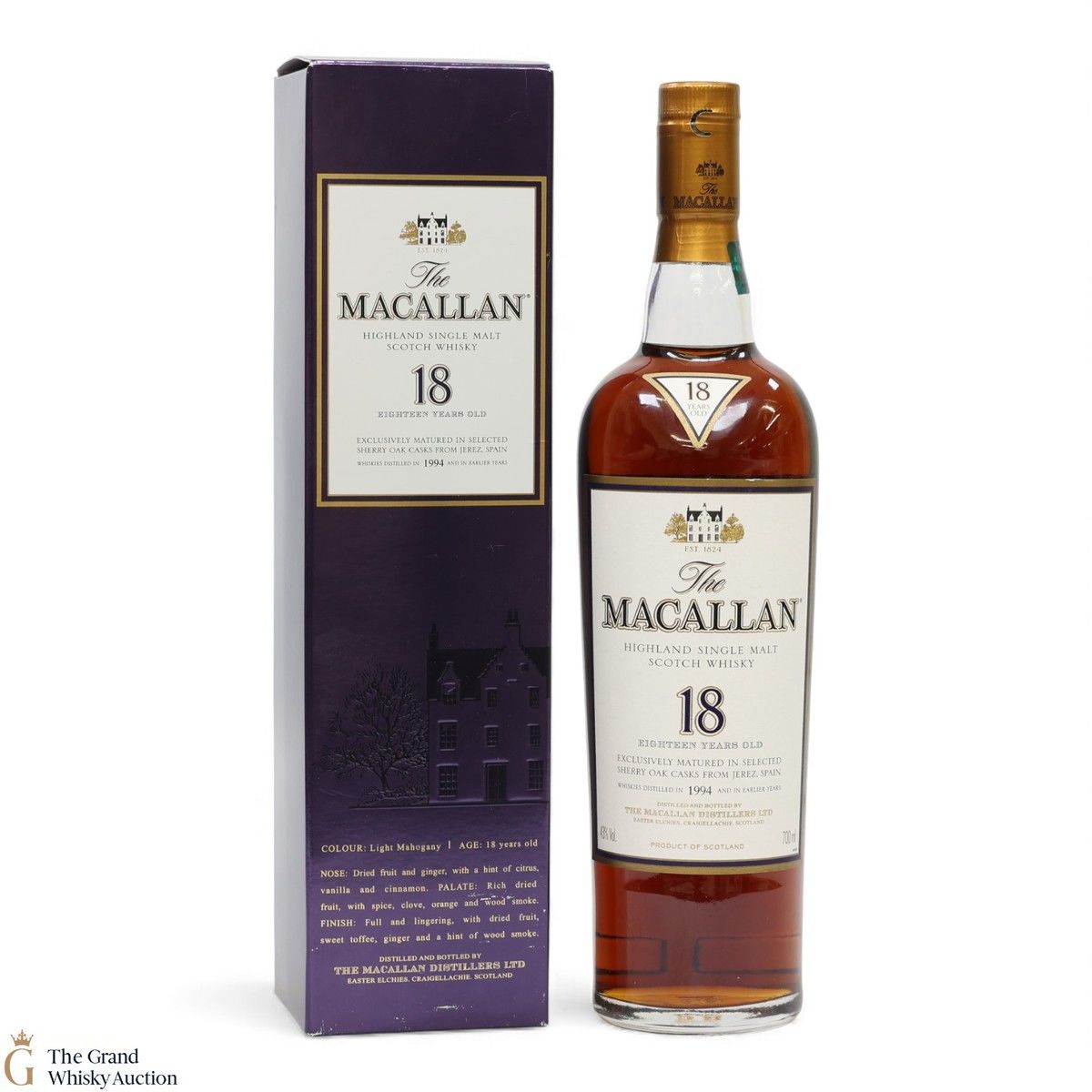 Macallan - 18 Year Old - Sherry Oak (1994)