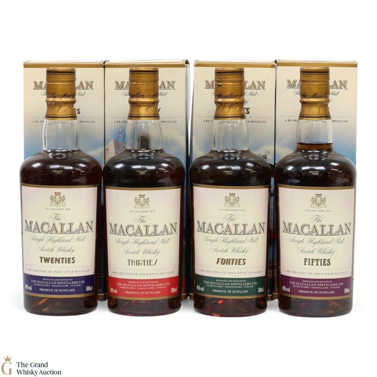 Macallan - Travel Decades Series (4 x 50cl)