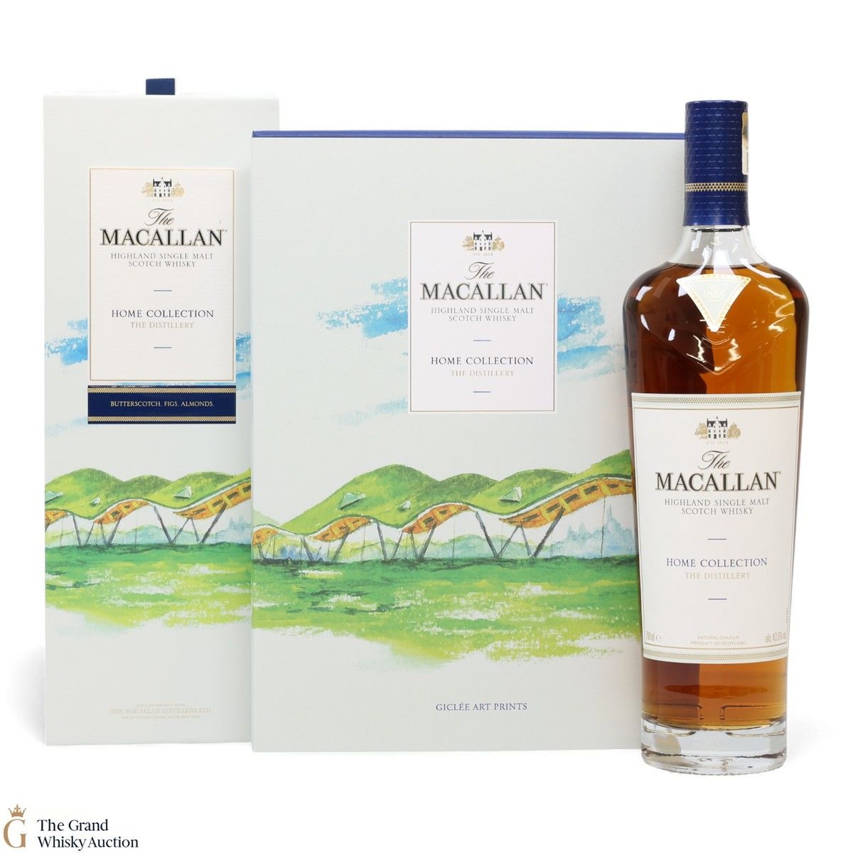 Macallan - Home Collection - The Distillery (1x70cl) & Giclee Art Prints