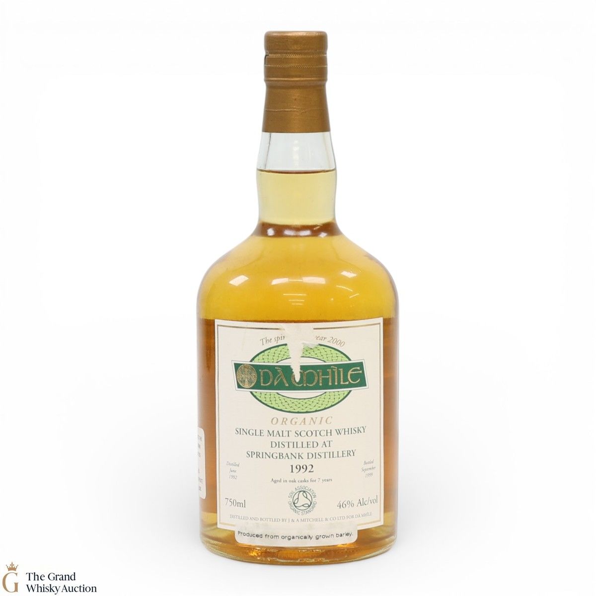 Springbank - 7 Year Old​ 1992 - Da Mhile Organic (75cl)