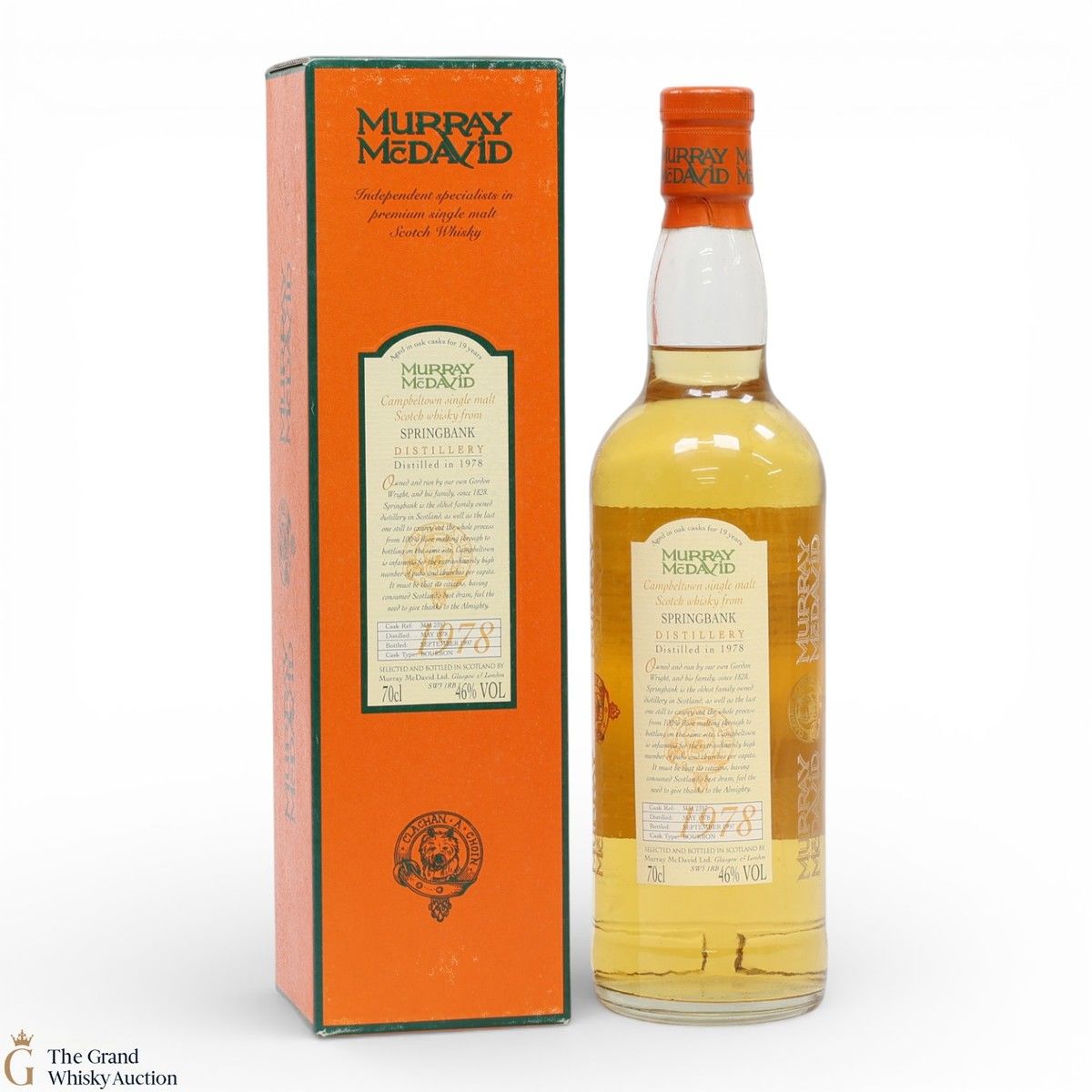 Springbank - 19 Year Old 1978 - Murray McDavid's Single Cask Bottling 1997
