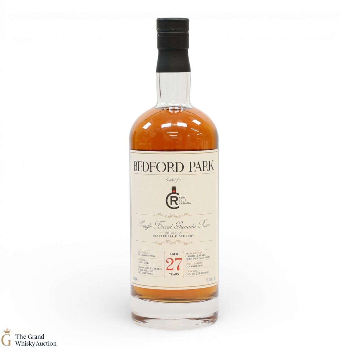 Westerhall - 27 Year Old 1996 - Single Barrel Rum - Bedford Park Rum
