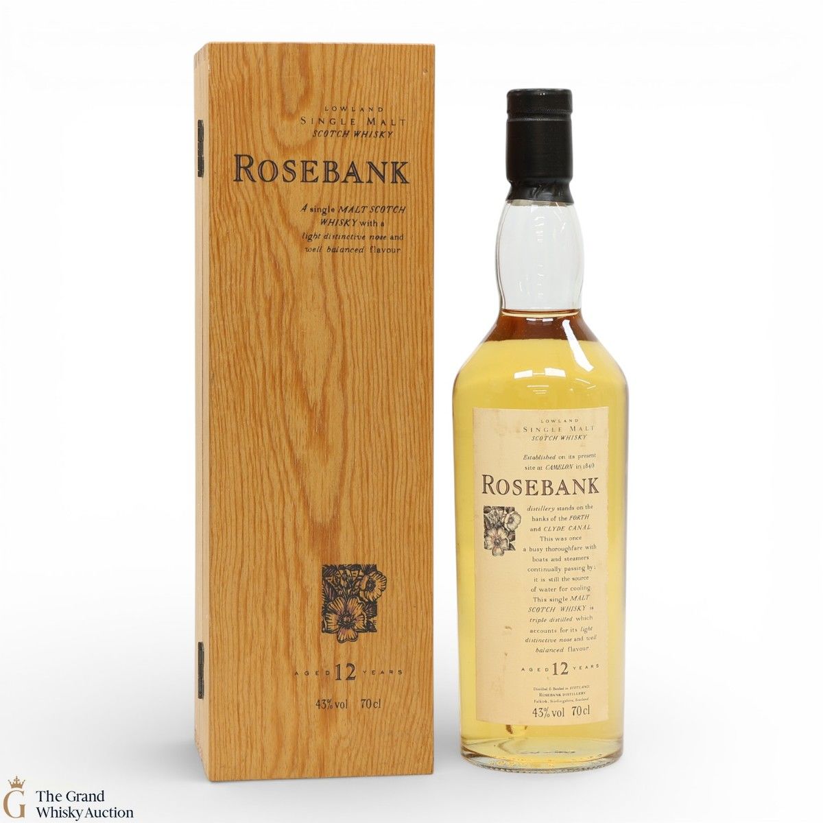 Rosebank - 12 Year Old - Flora and Fauna (Wooden Box)