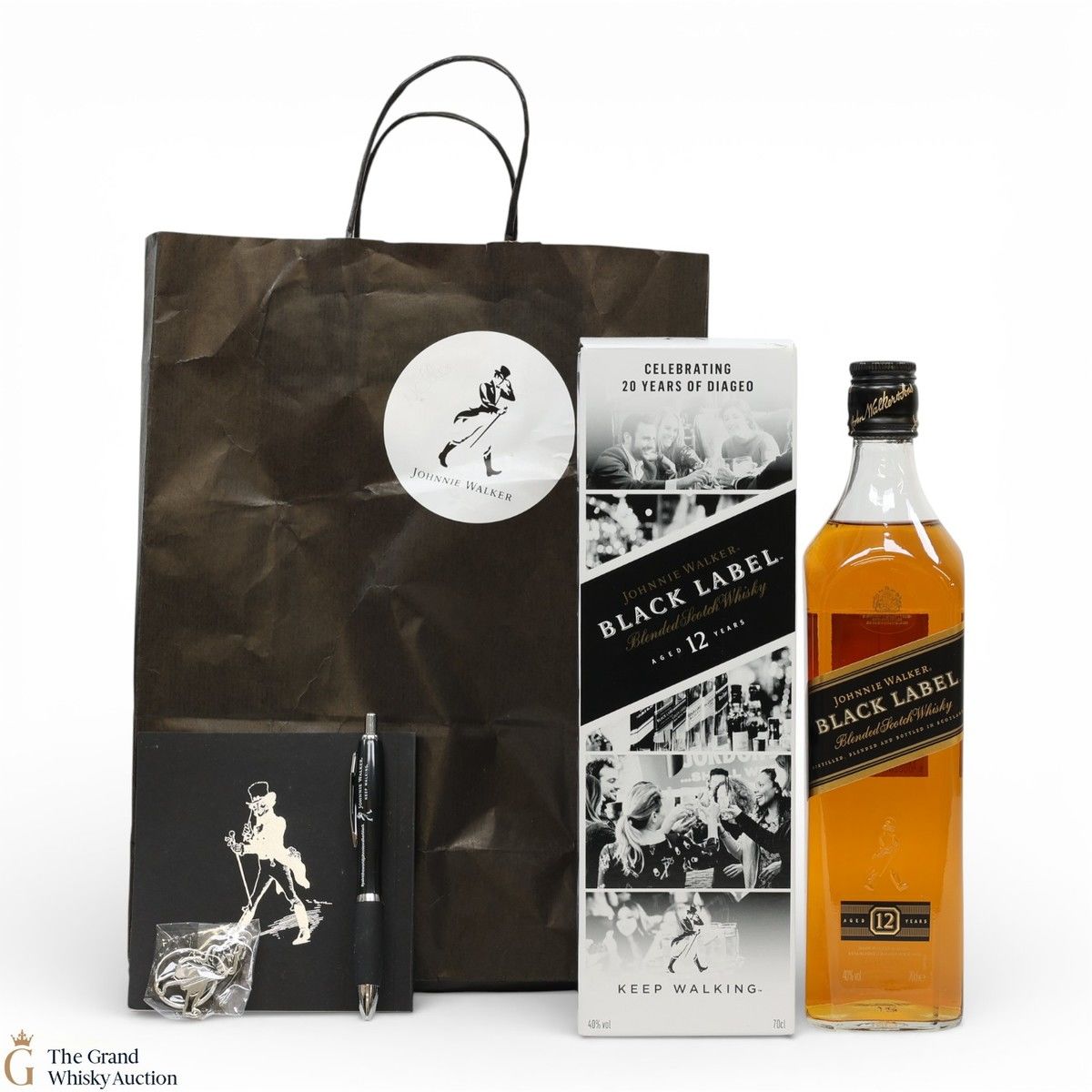 Johnnie Walker - 12 Year Old - Black Label - Celebrating 20 Years Of Diageo