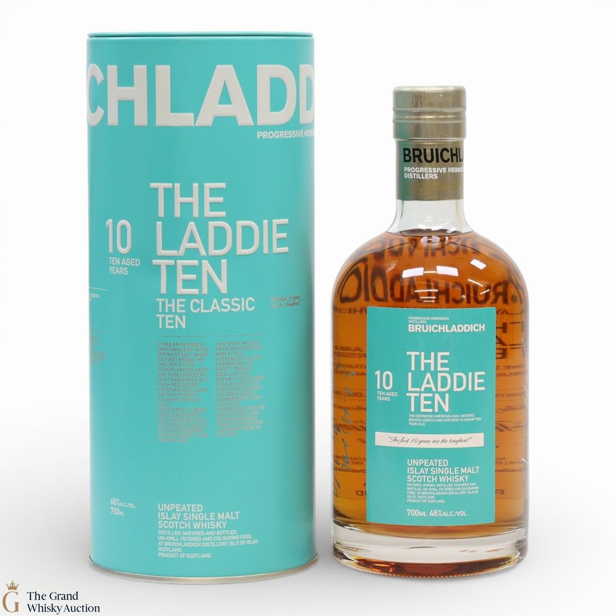 Bruichladdich - 10 Year Old -  The Laddie Ten - Classic Ten (SIGNED)