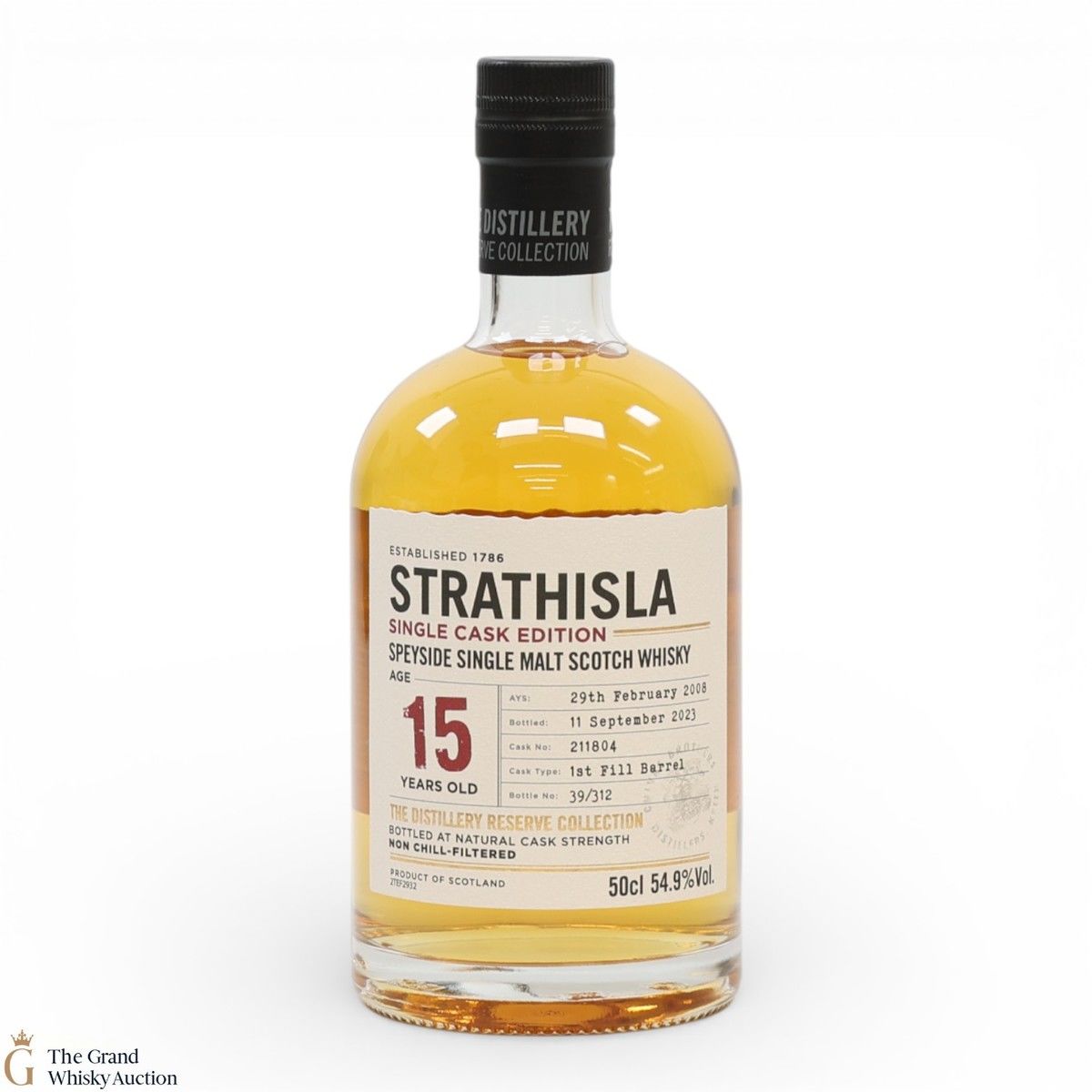 Strathisla - 15 Year Old 2008 - Single Cask #211804 - Distillery Reserve Collection (50cl)