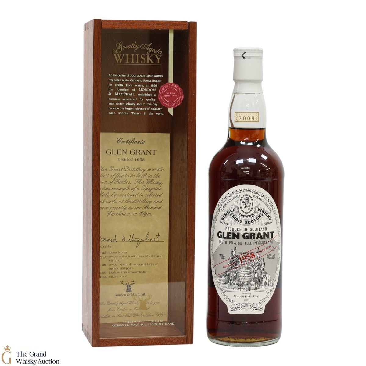 Glen Grant - 1958 Gordon and Macphail 2008