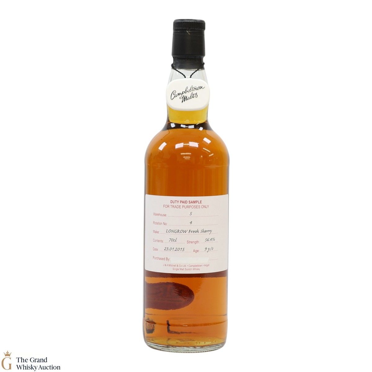 Longrow - 9 Year Old 2015 - Fresh Sherry - Duty Paid Sample 56.4%
