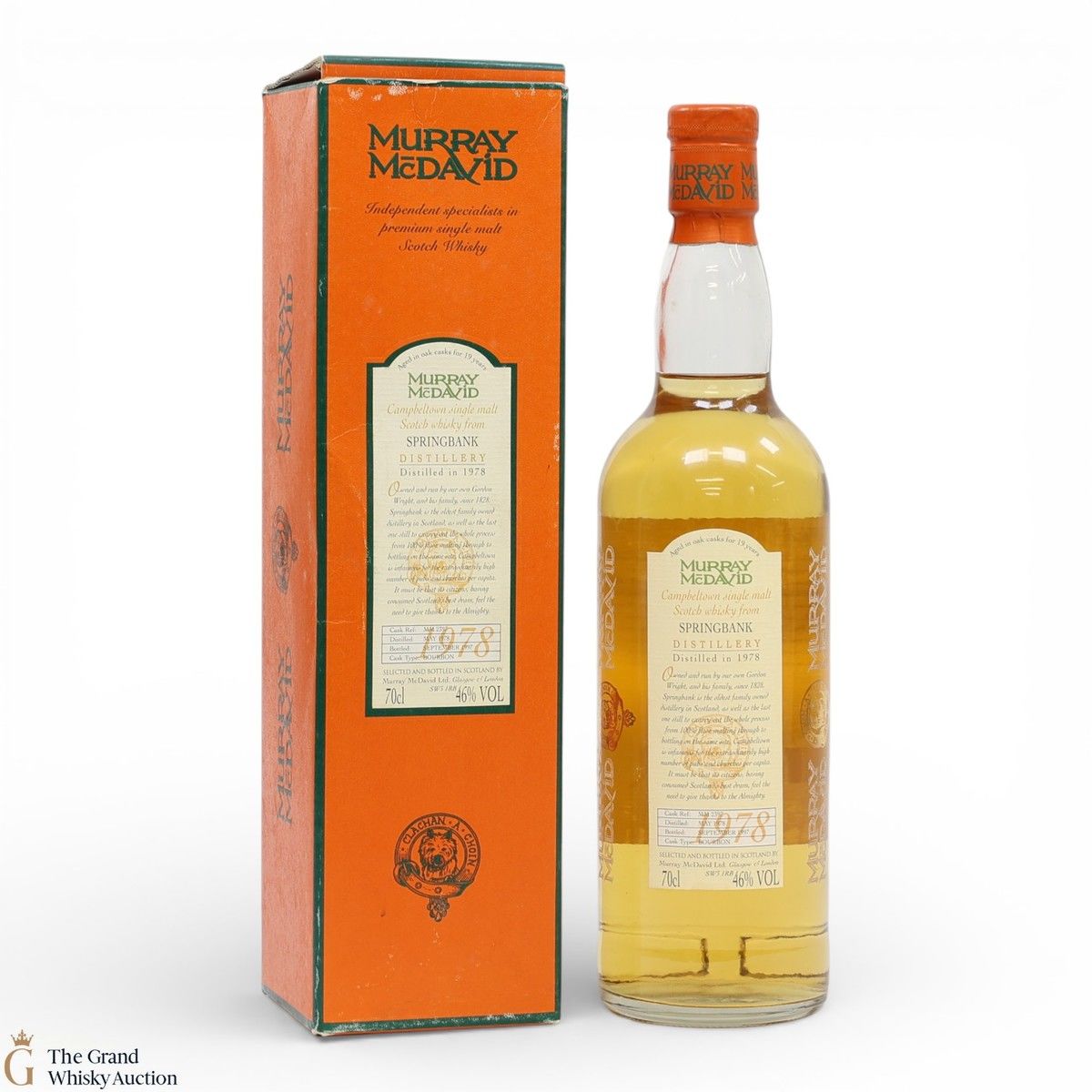 Springbank - 19 Year Old 1978 - Murray McDavid's Single Cask Bottling 1997