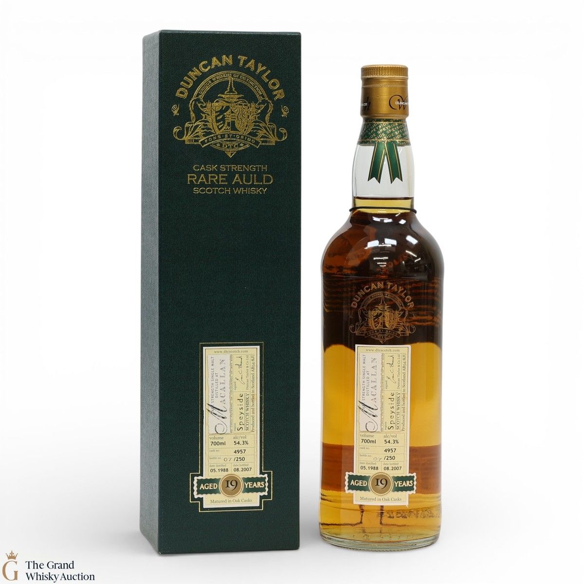 Macallan - 19 Year old 1988 - #4957 Duncan Taylor Rare Auld