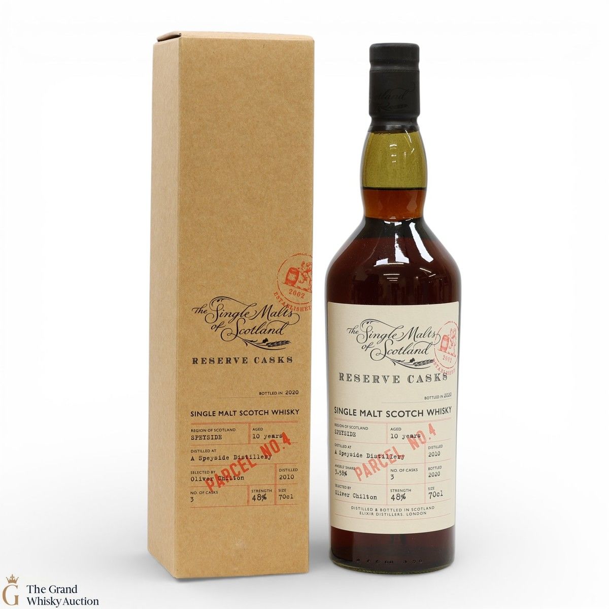 Speyside - 10 Year Old 2010 - Reserve Casks Parcel No. 4