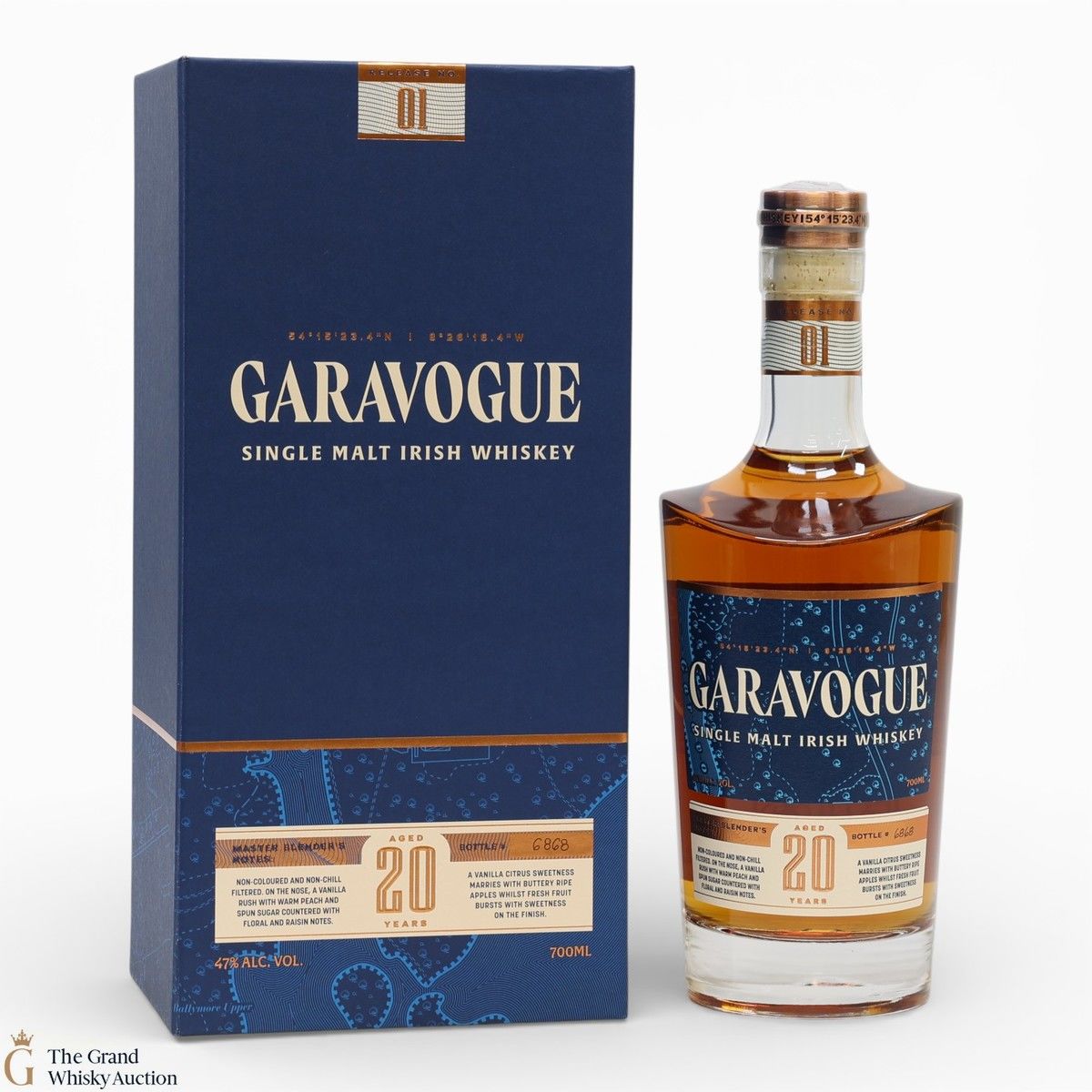 Garavogue - 20 Year Old - Single Malt Irish Whiskey
