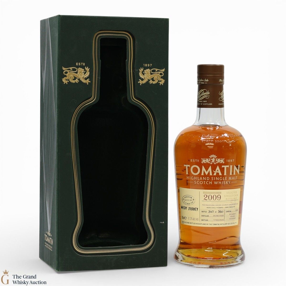 Tomatin - 2009 Recharred Verdejo Hogshead #3389 -  Whisky Journey Singapore 2020