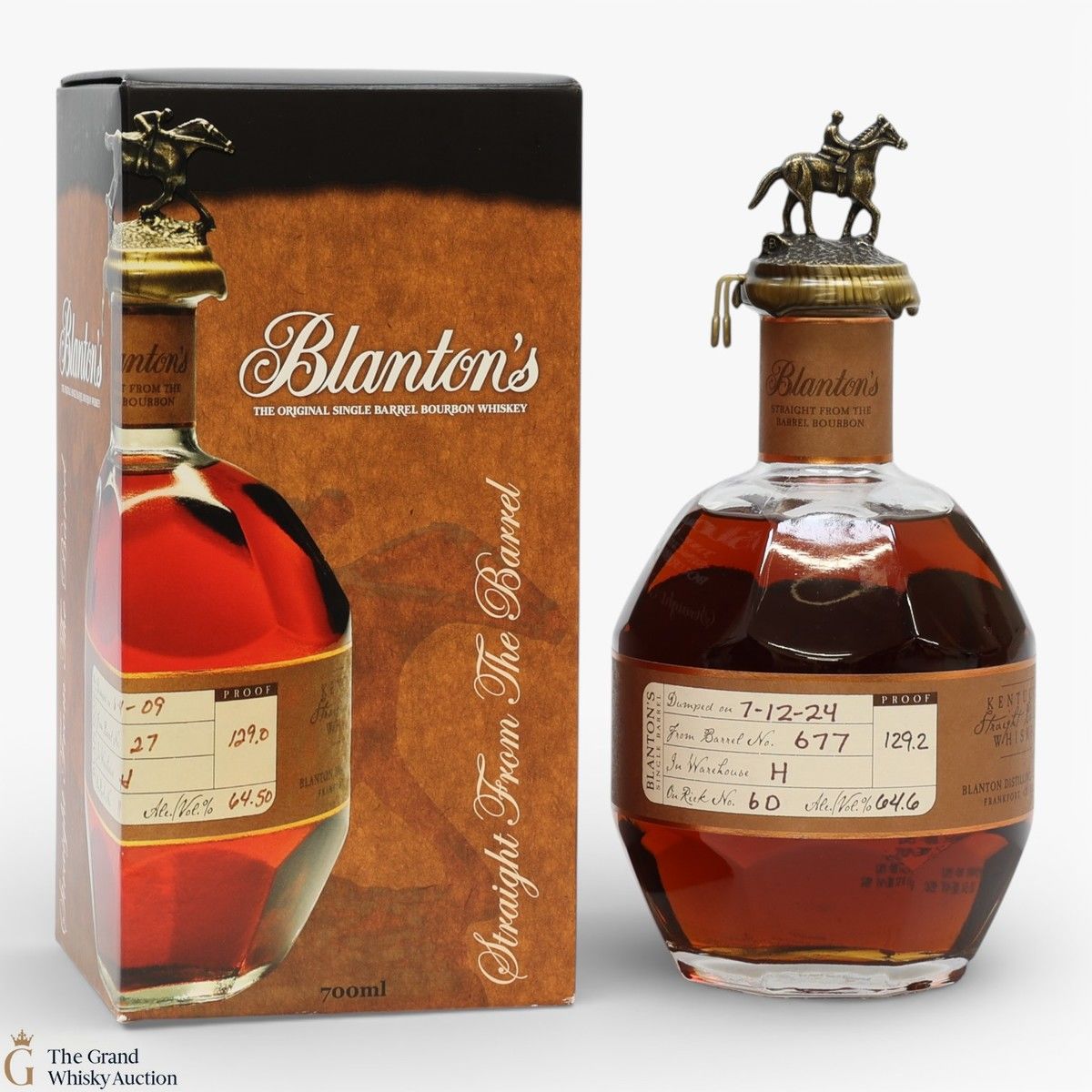 Blanton's - Straight From The Barrel - Cask Strength (64.6% ABV)