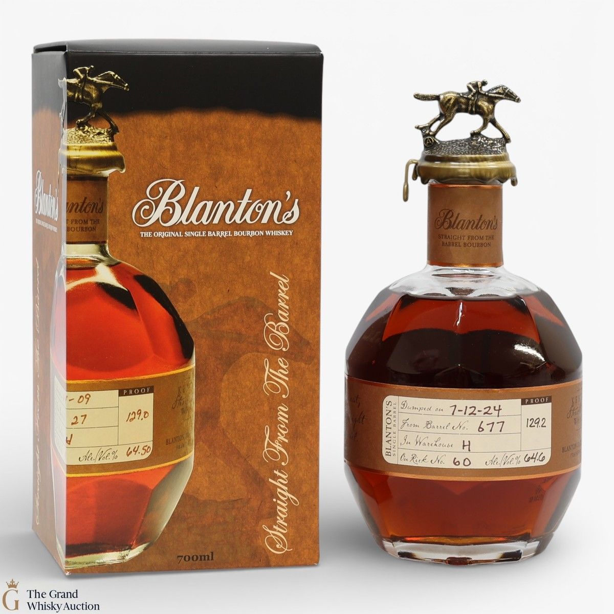 Blanton's - Straight From The Barrel - Cask Strength (64.6% ABV)