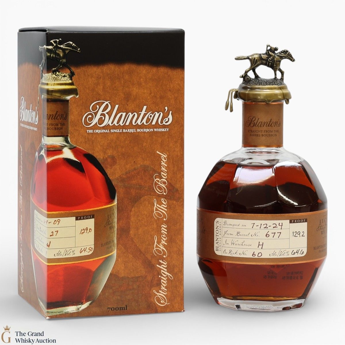 Blanton's - Straight From The Barrel - Cask Strength (64.6% ABV)