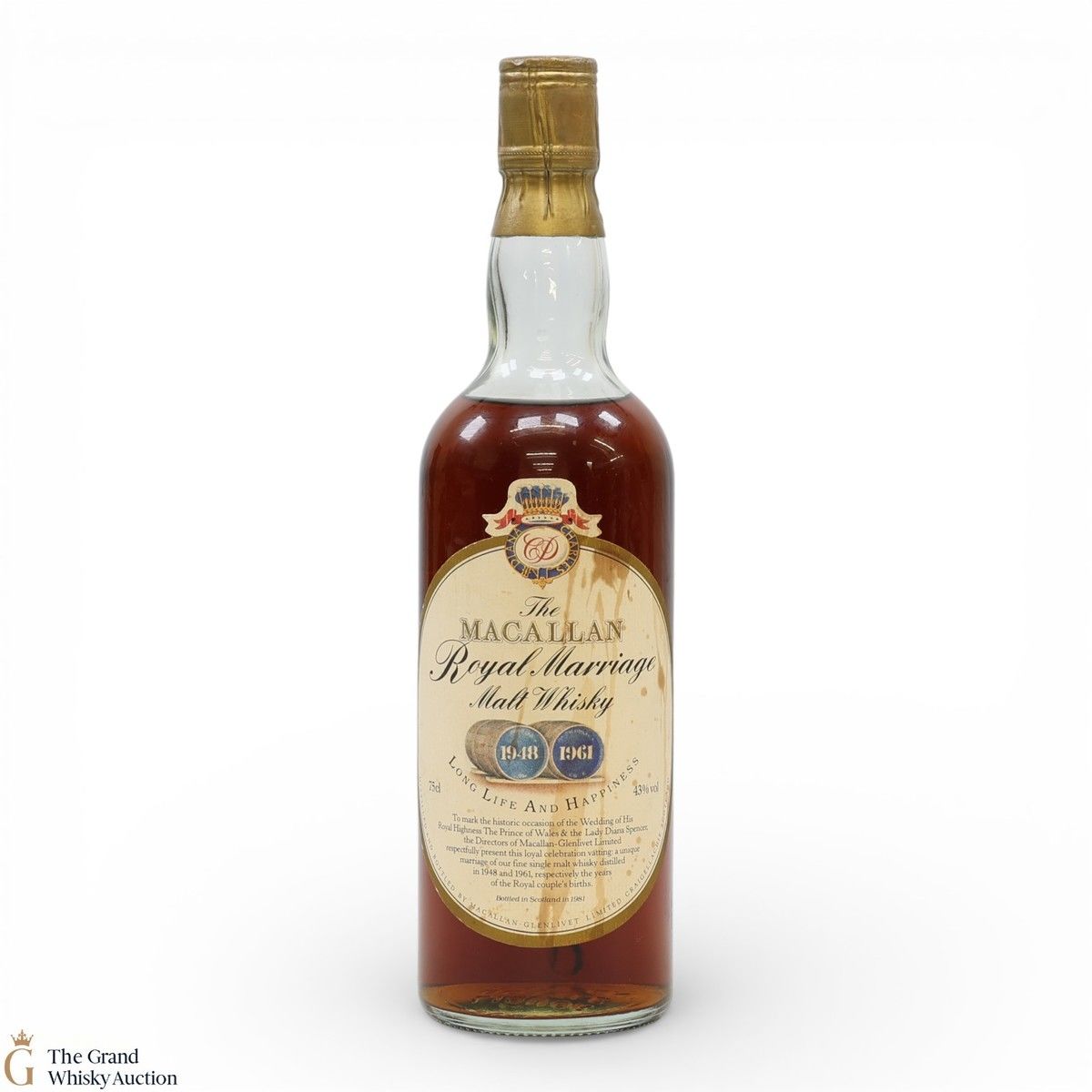 Macallan - 1948 - 1961 Royal Marriage 1981 (75cl)