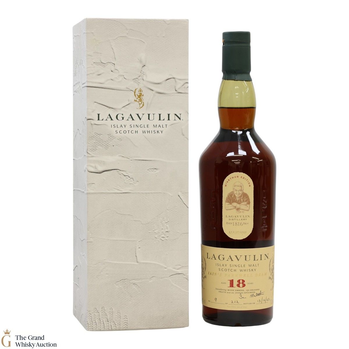 Lagavulin - 18 Year Old - Iain's Farewell Dram (SIGNED)