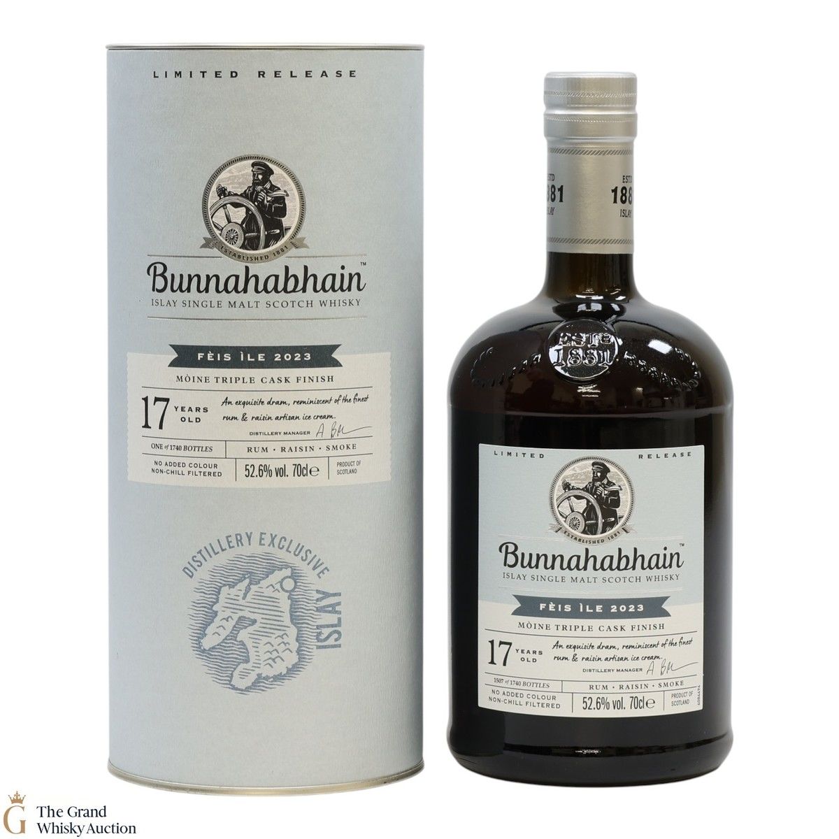 Bunnahabhain - 17 Year Old Mòine Triple Cask Finish - Fèis Ìle 2023