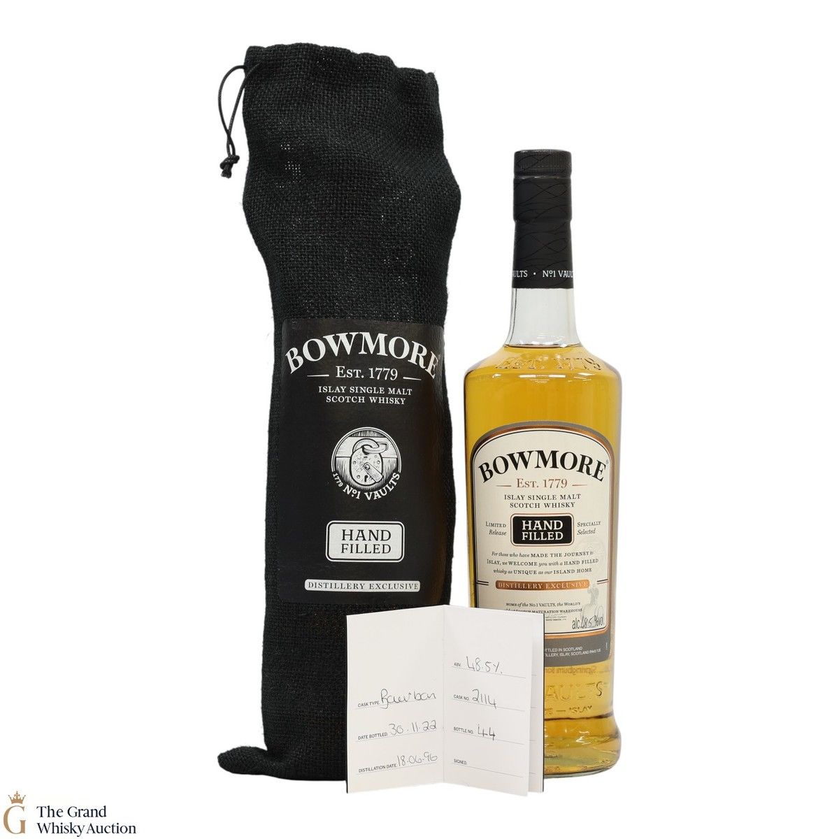 Bowmore - 26 Year Old 1996 - Bourbon #2114 Hand Fill 2022