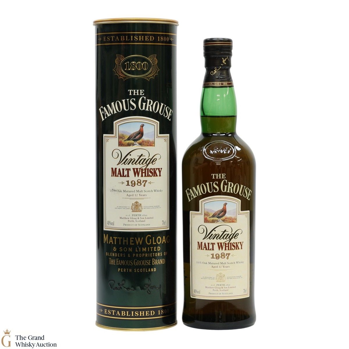Famous Grouse - 12 Year Old - 1987 Vintage Matthew Gloag