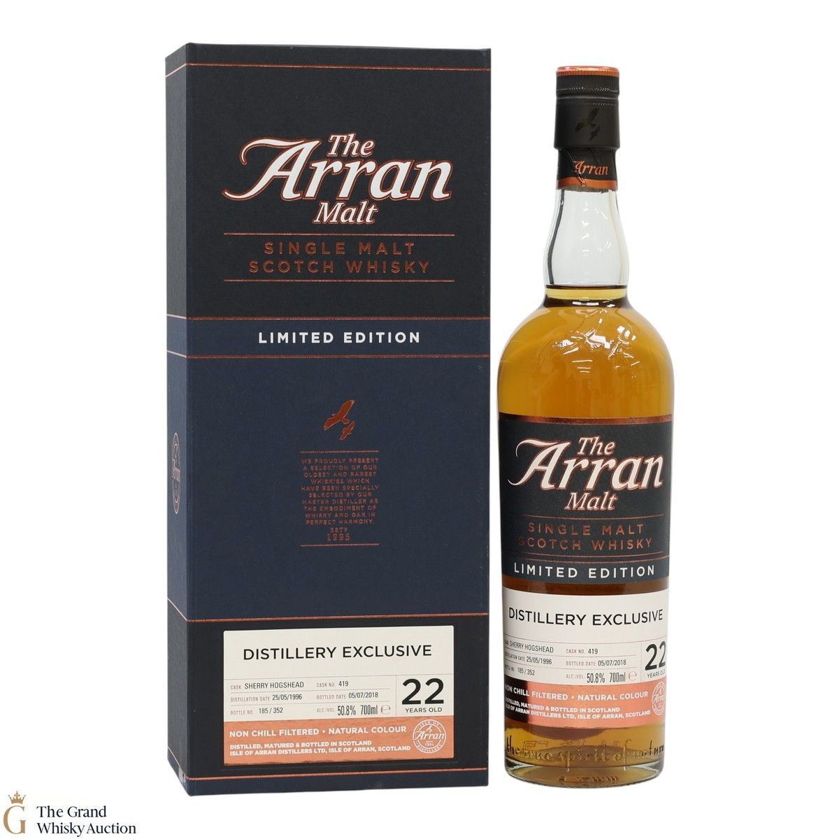 Arran - 22 Year Old 1996 - Single Cask #419 - Distillery Exclusive 