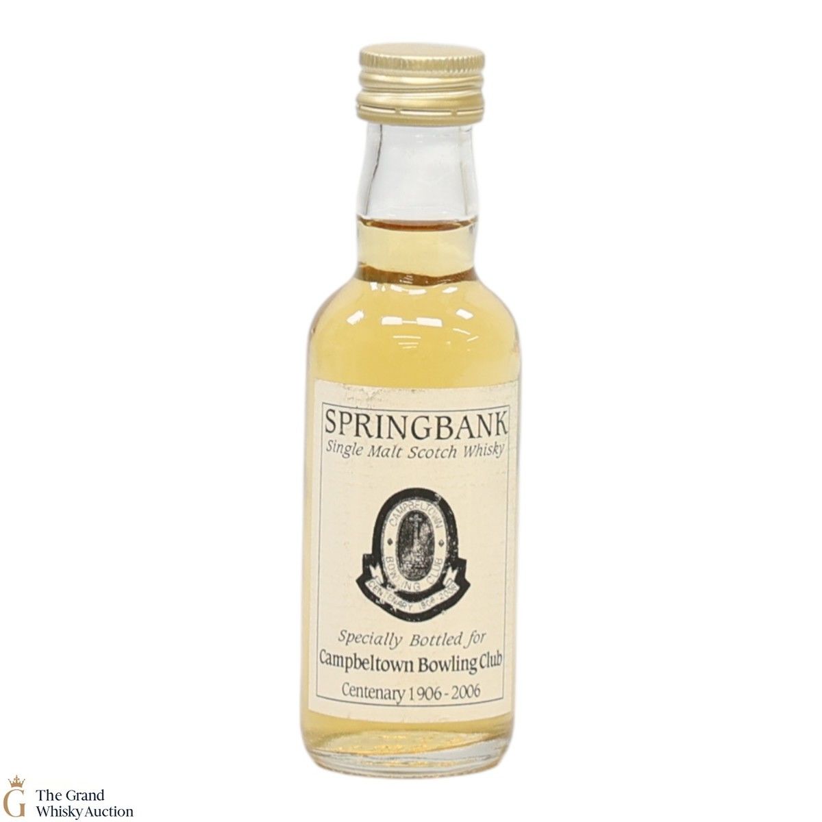 Springbank - Bottled for Campbeltown Bowling Club (5cl)