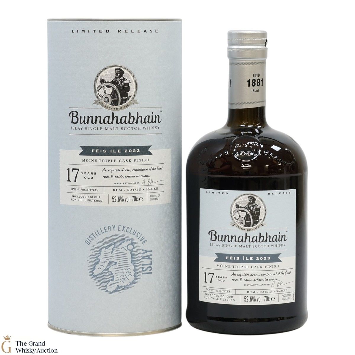 Bunnahabhain - 17 Year Old Mòine Triple Cask Finish - Fèis Ìle 2023