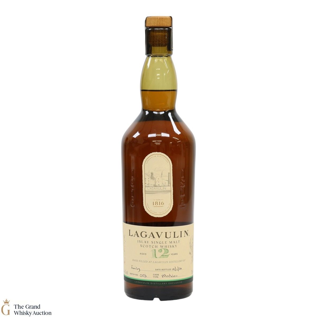 Lagavulin - 12 Year Old - Hand Fill Madeira Cask Batch 003