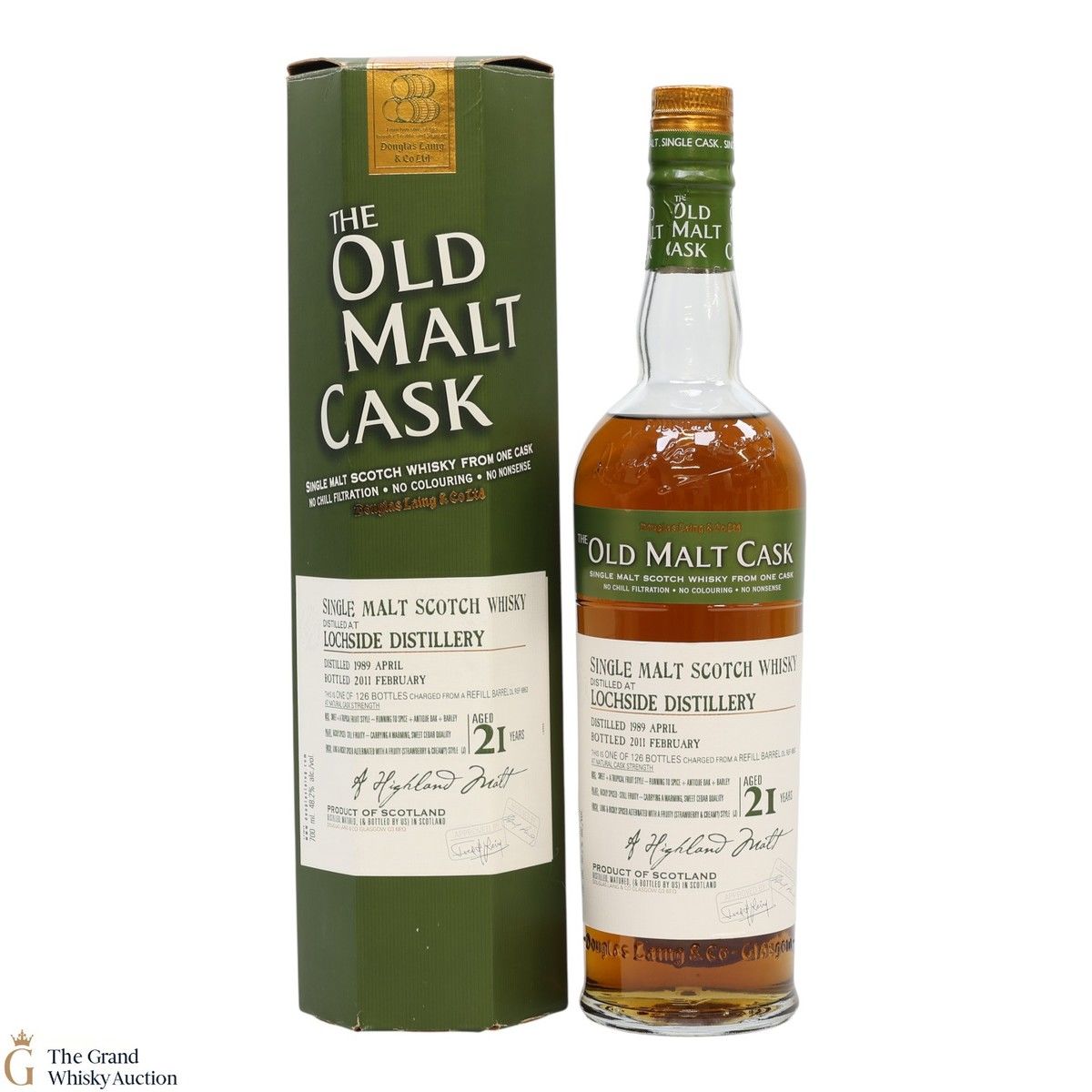 Lochside - 21 Year Old 1989 - Single Cask #6953 - The Old Malt Cask