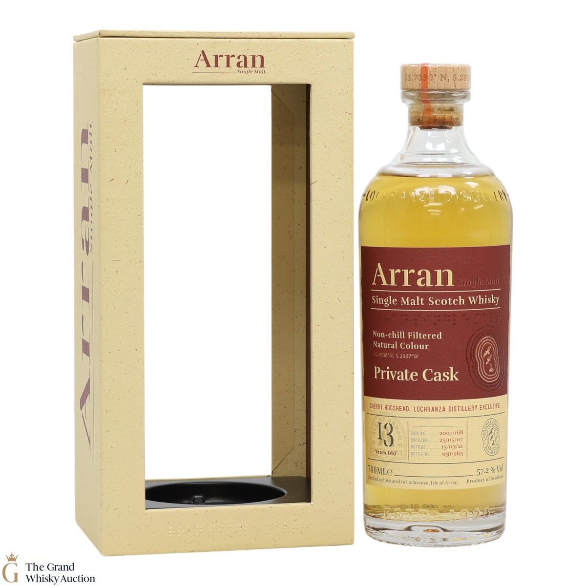 Arran - 13 Year Old 2007 - Private Cask #168