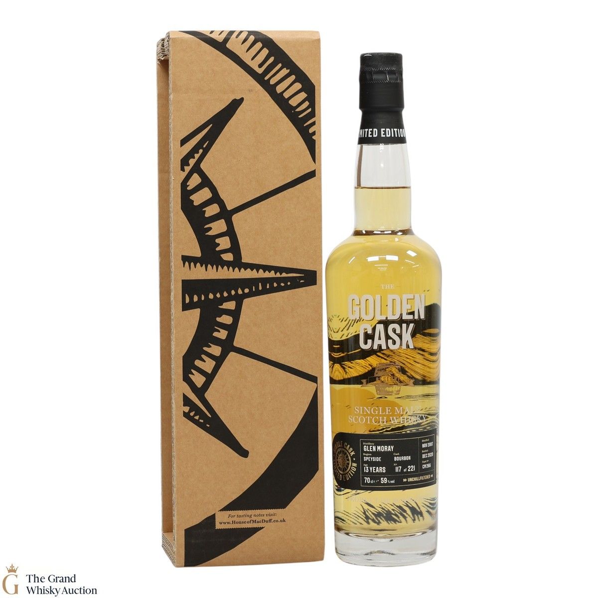 Glen Moray - 13 Year Old 2007 - #CM266 The Golden Cask 