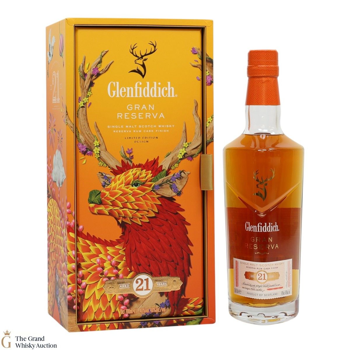 Glenfiddich - 21 Year Old - Gran Reserva Rum Cask - Limited Edition Design 