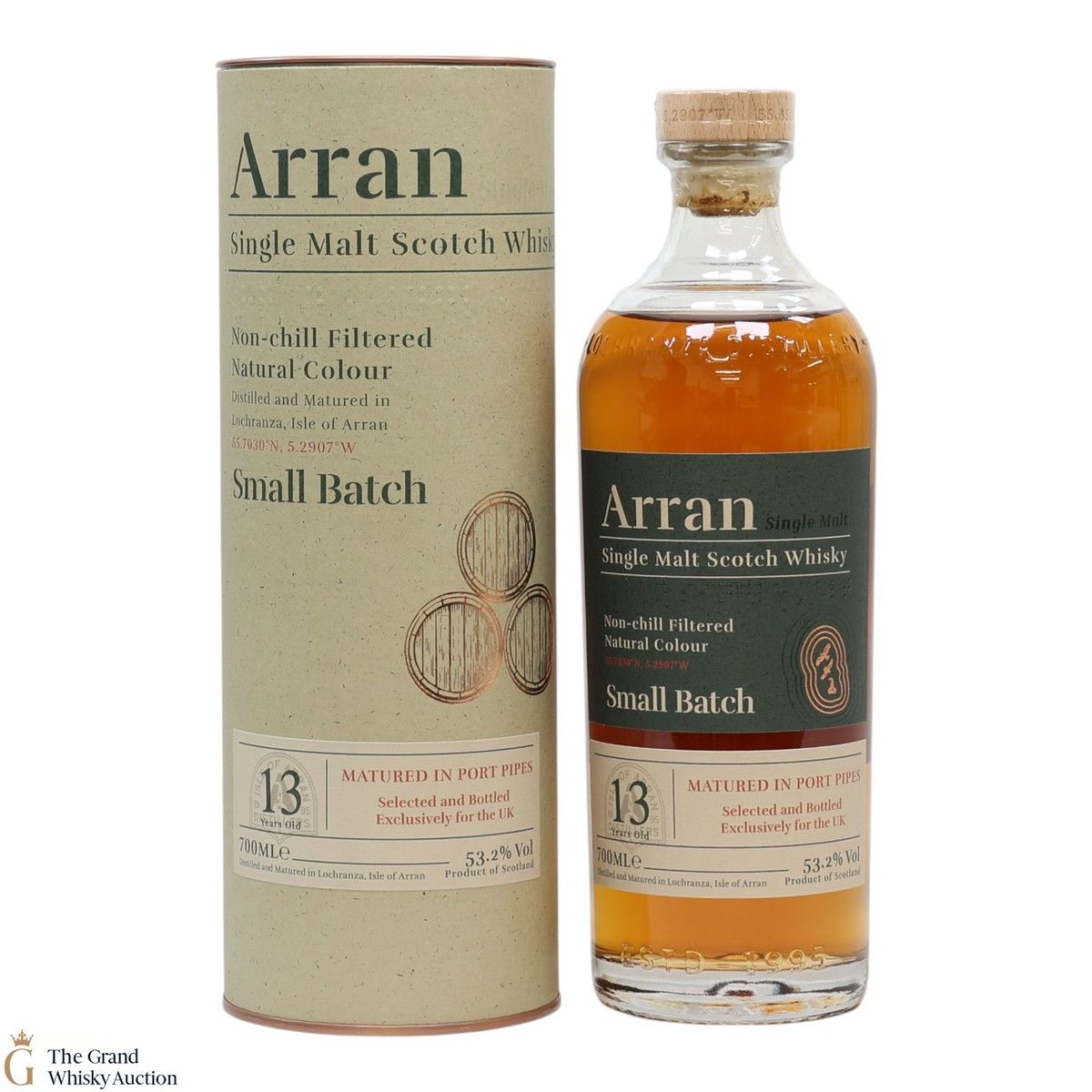 Arran - 13 Year Old - Small Batch - Port Pipes