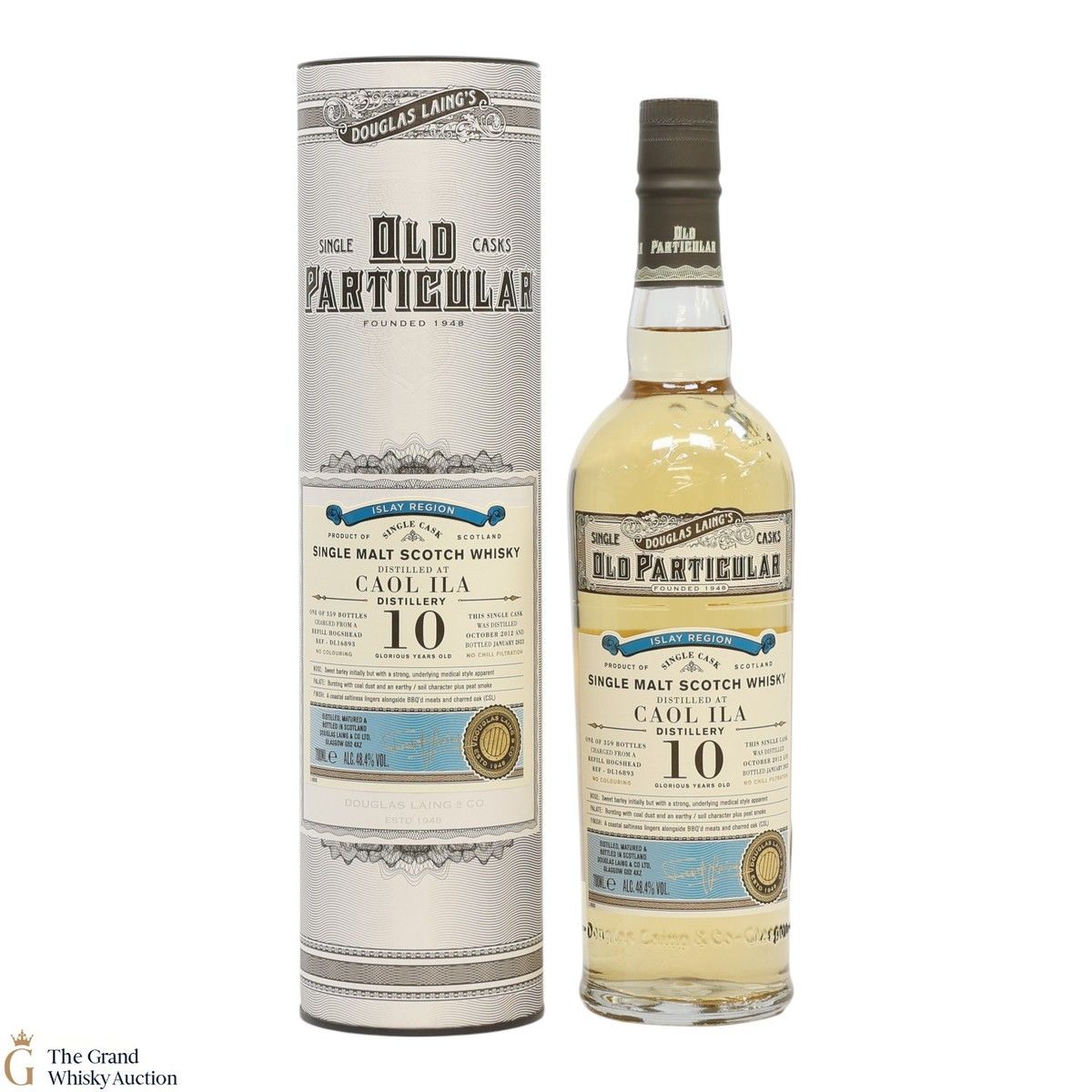 Caol Ila - 10 Year Old 2012 - Old Particular
