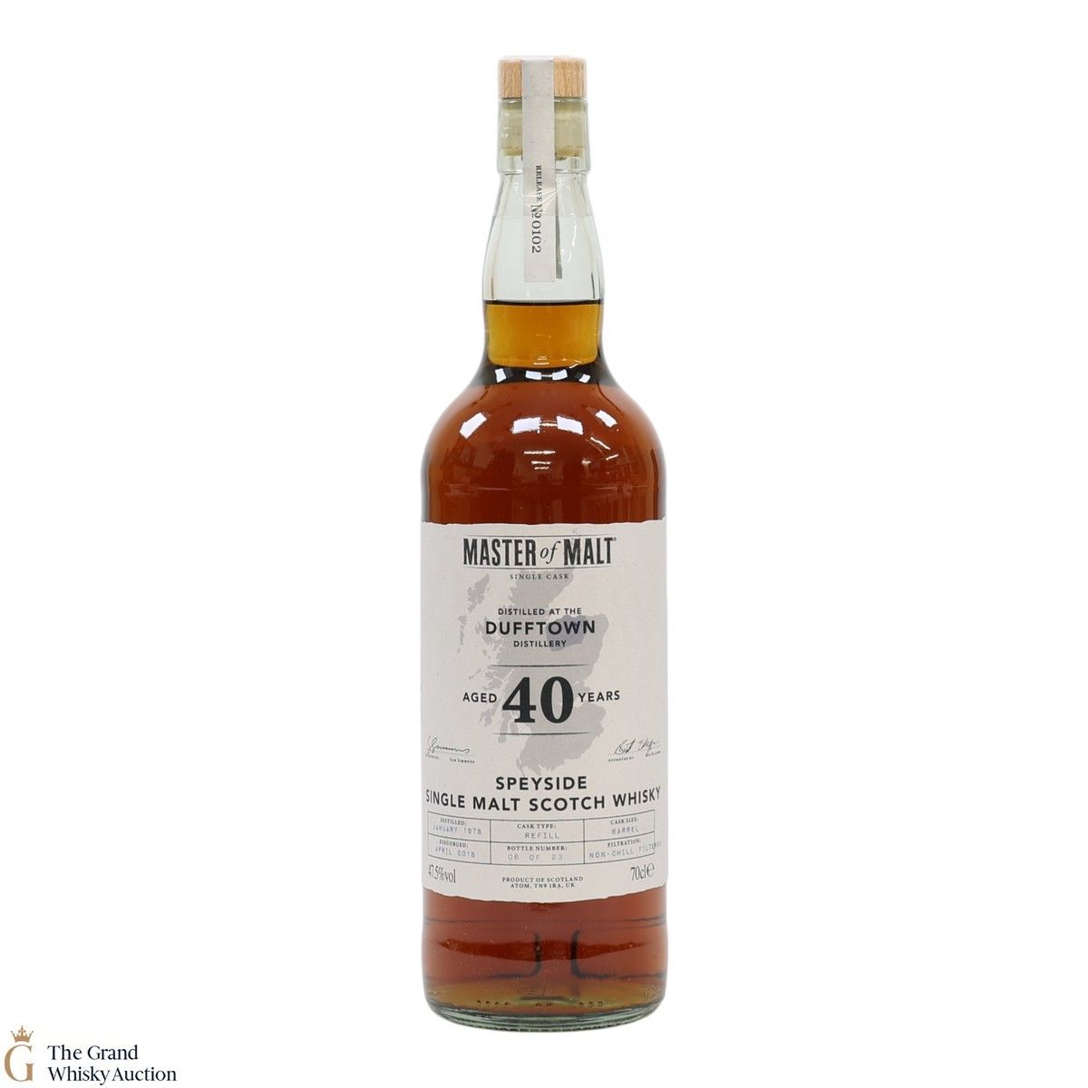 Dufftown - 40 Year Old 1978 - Single Cask - Master of Malt