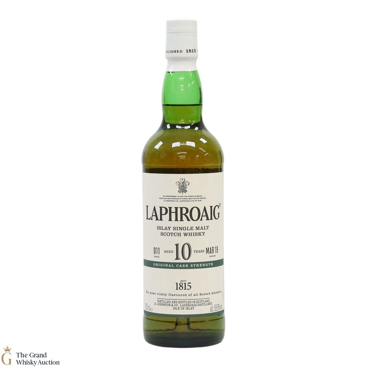 Laphroaig - 10 Year Old - Original Cask Strength Batch #011