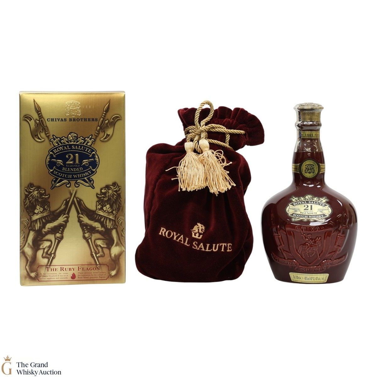 Chivas - Royal Salute - 21 Year Old - Ruby Flagon
