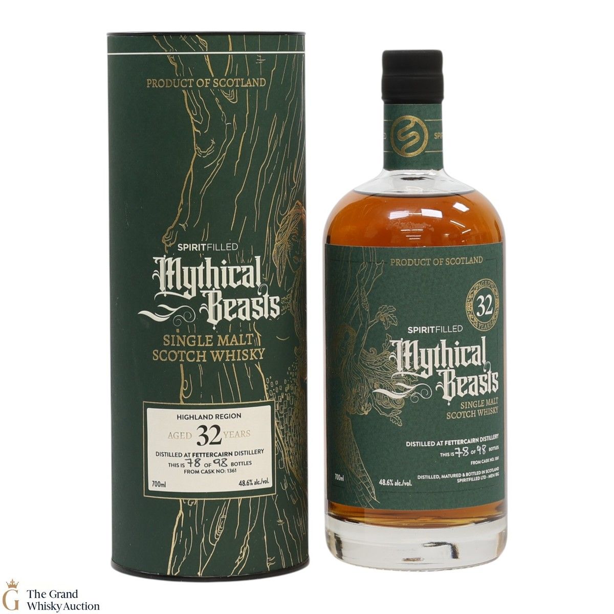 Fettercairn - 32 Year Old - Single Cask #1361 - Mythical Beasts