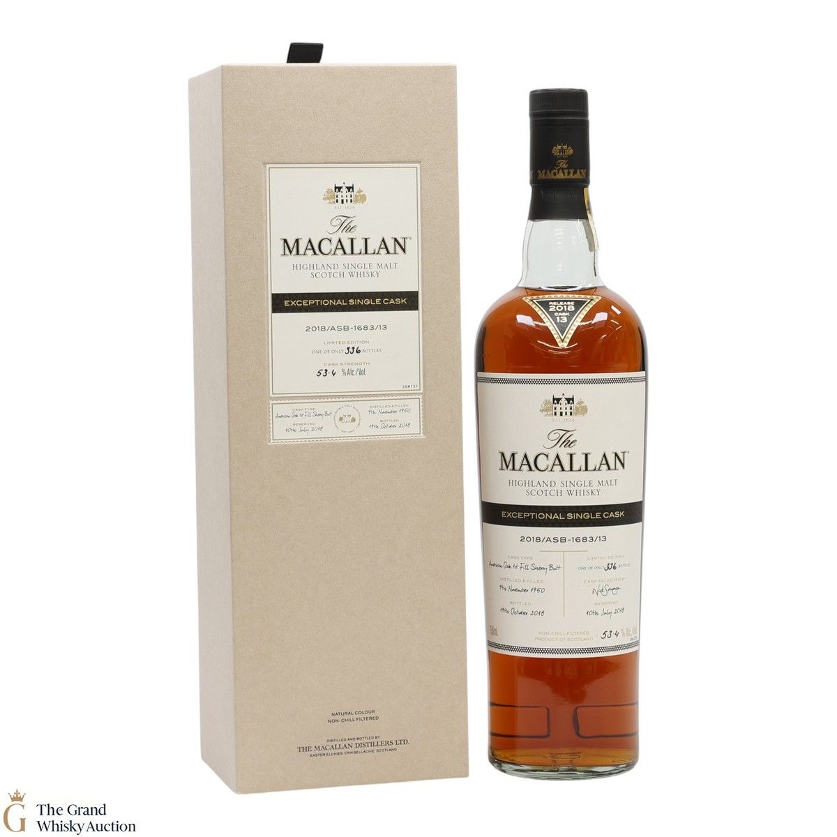 Macallan - 67 Year Old 1950 Exceptional Cask #1683-13 (75cl)