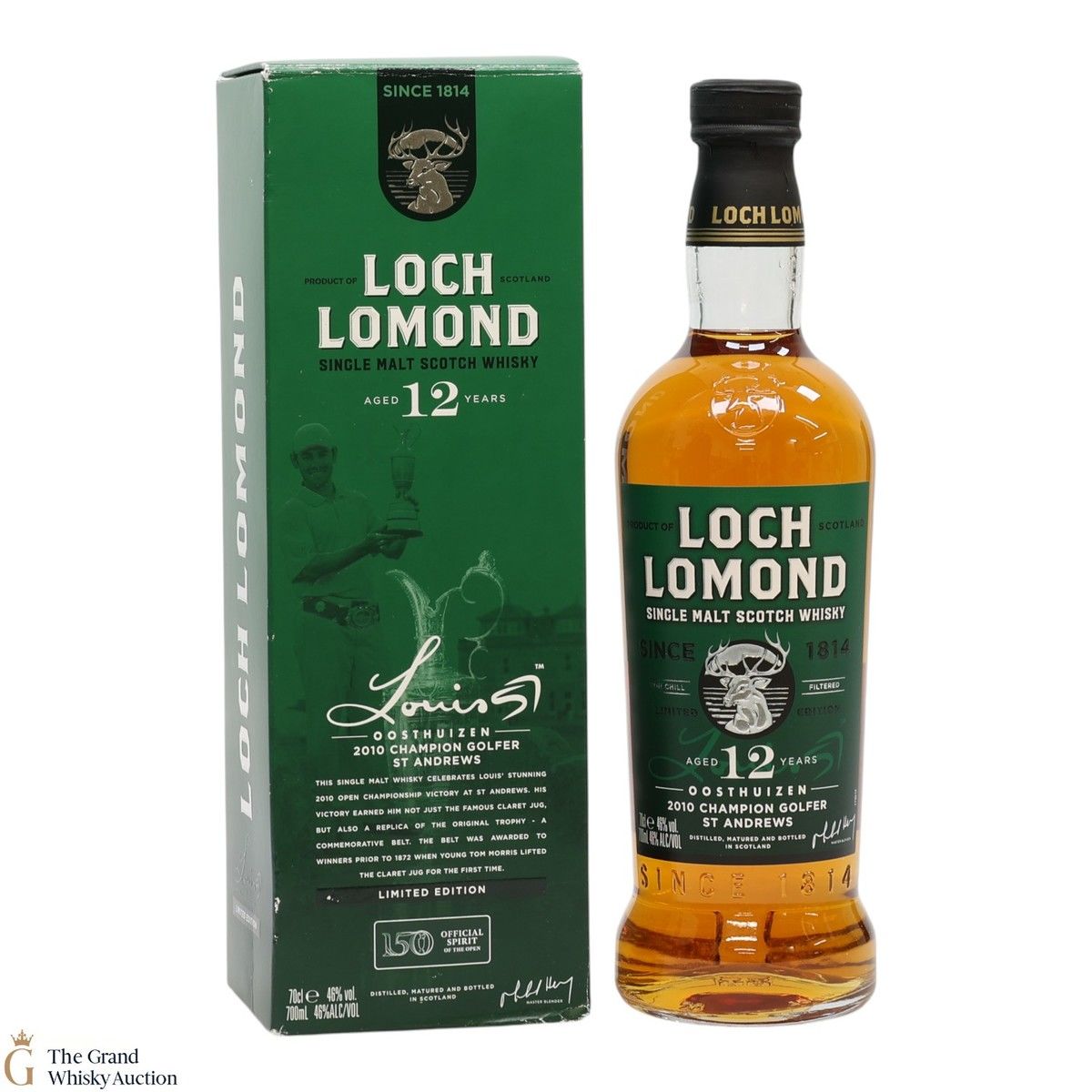 Loch Lomond - 12 Year Old - Louis Oosthuizen 2010 Champion Golfer