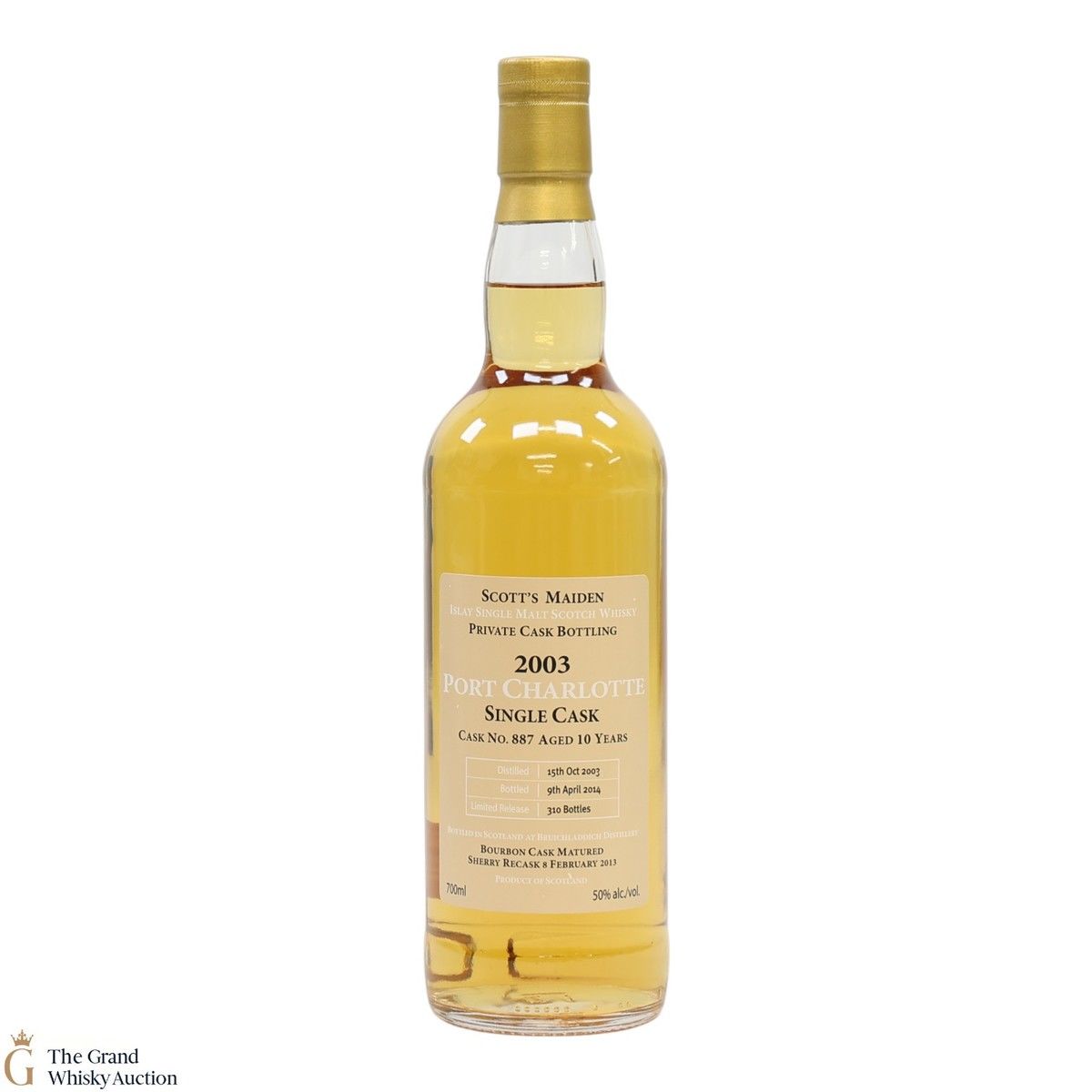Port Charlotte - 10 Year Old 2003 - Single Cask #887 - Private Cask Bottling