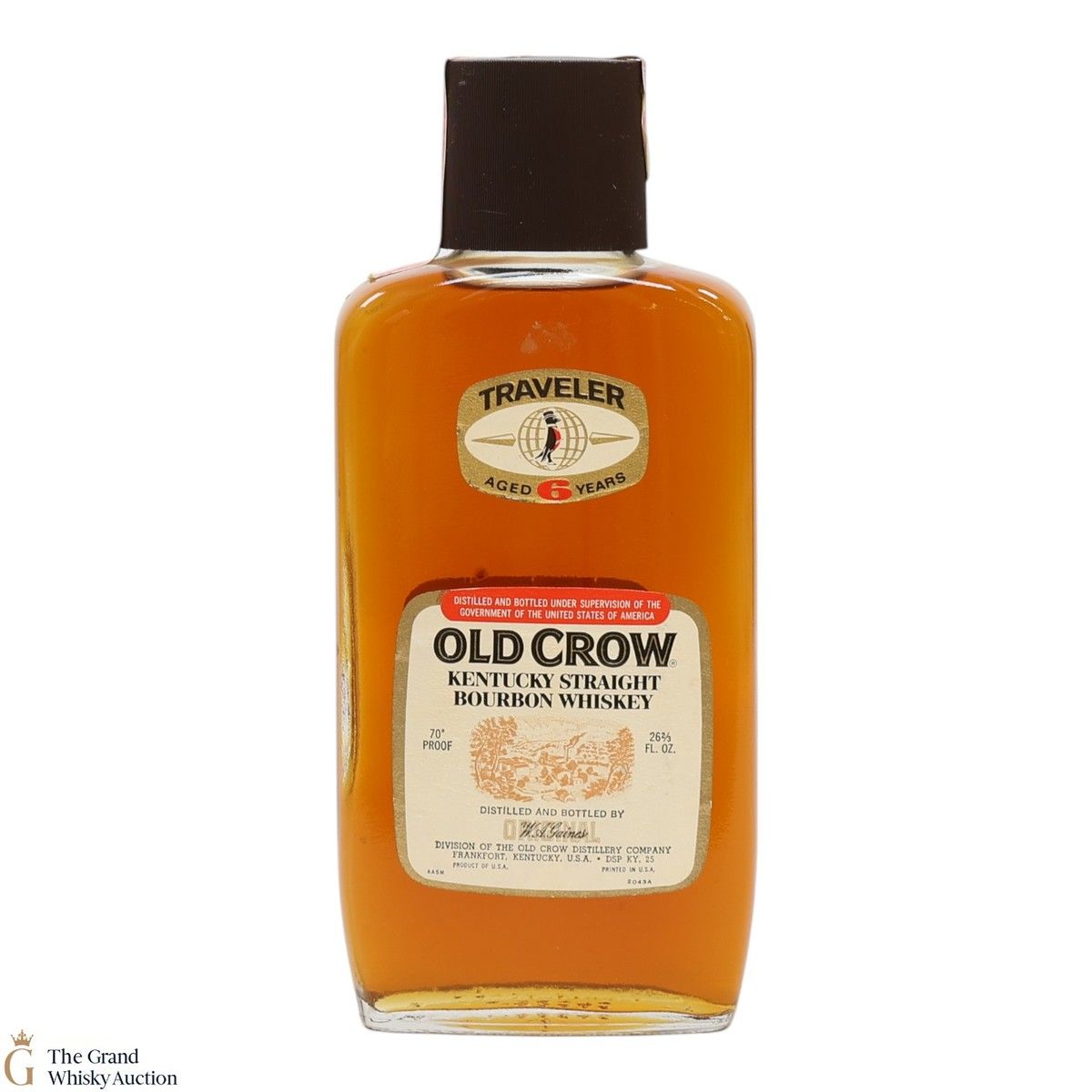 Old Crow - 6 Year Old - Traveler - Kentucky Straight Bourbon Whisky (26 2/3 Fl Ozs)