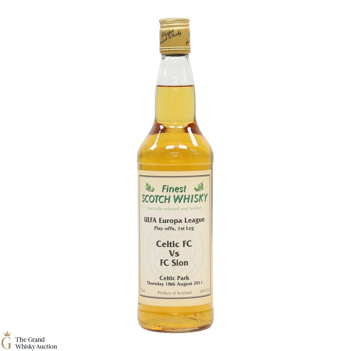 Celtic FC Vs FC Sion - UEFA Europa League - Scotch Whisky