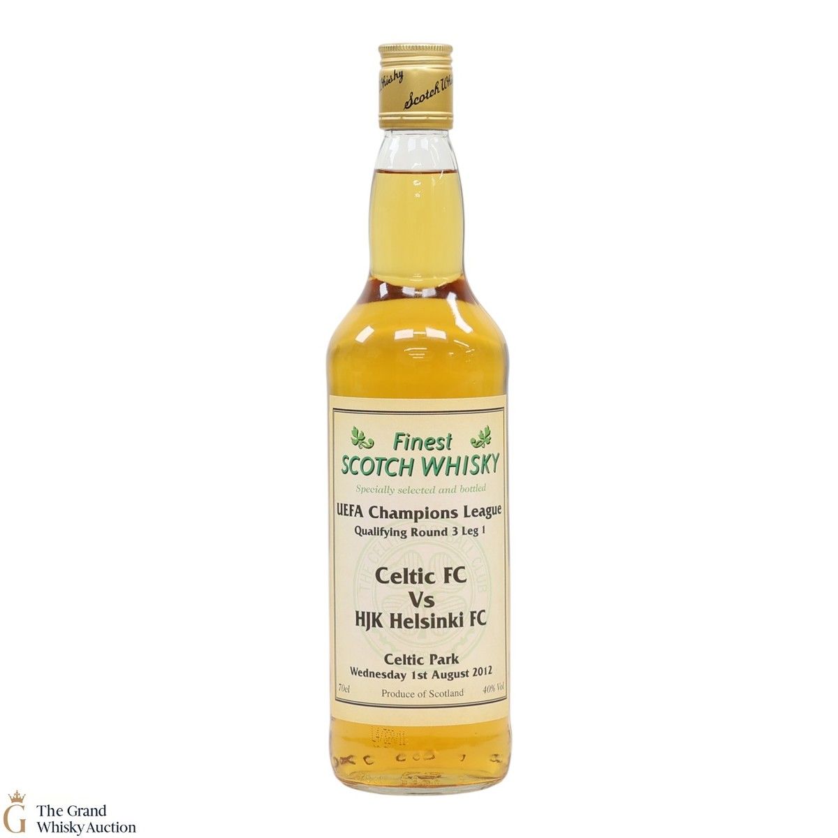 Celtic FC Vs HJK Helsinki FC - UEFA Champions League - Scotch Whisky