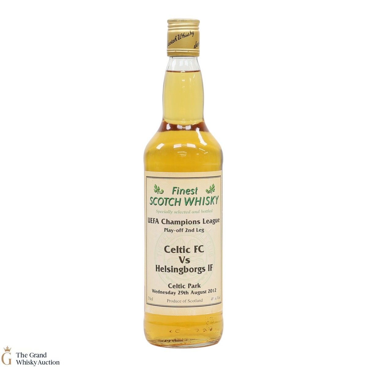Celtic FC Vs Helsingborgs IF - UEFA Champions League - Scotch Whisky
