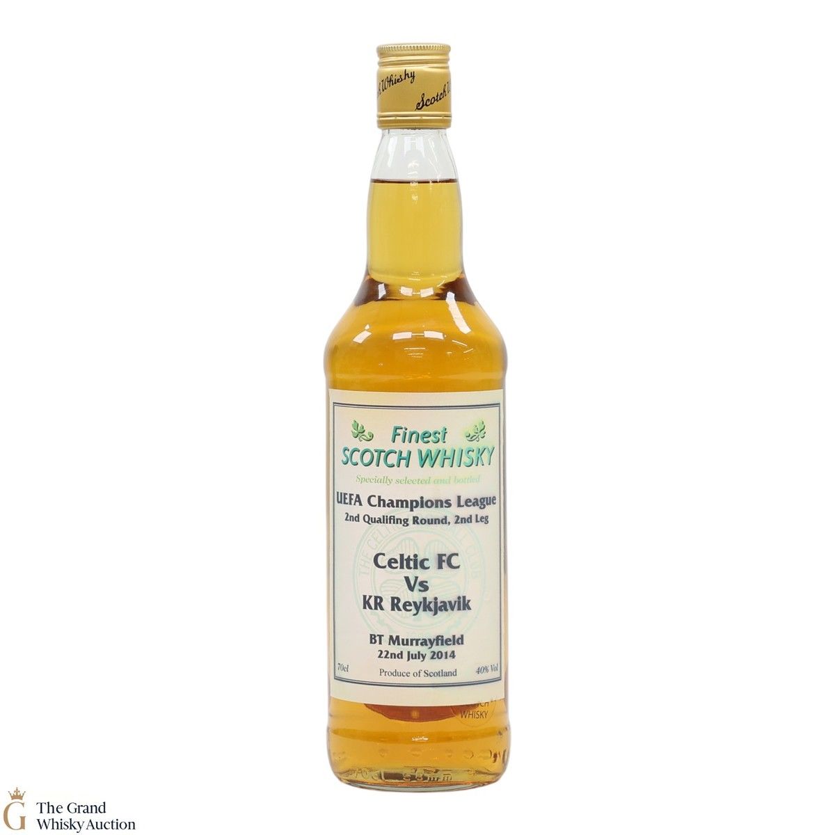 Celtic FC Vs KR Reykjavik - UEFA Champions League - Scotch Whisky