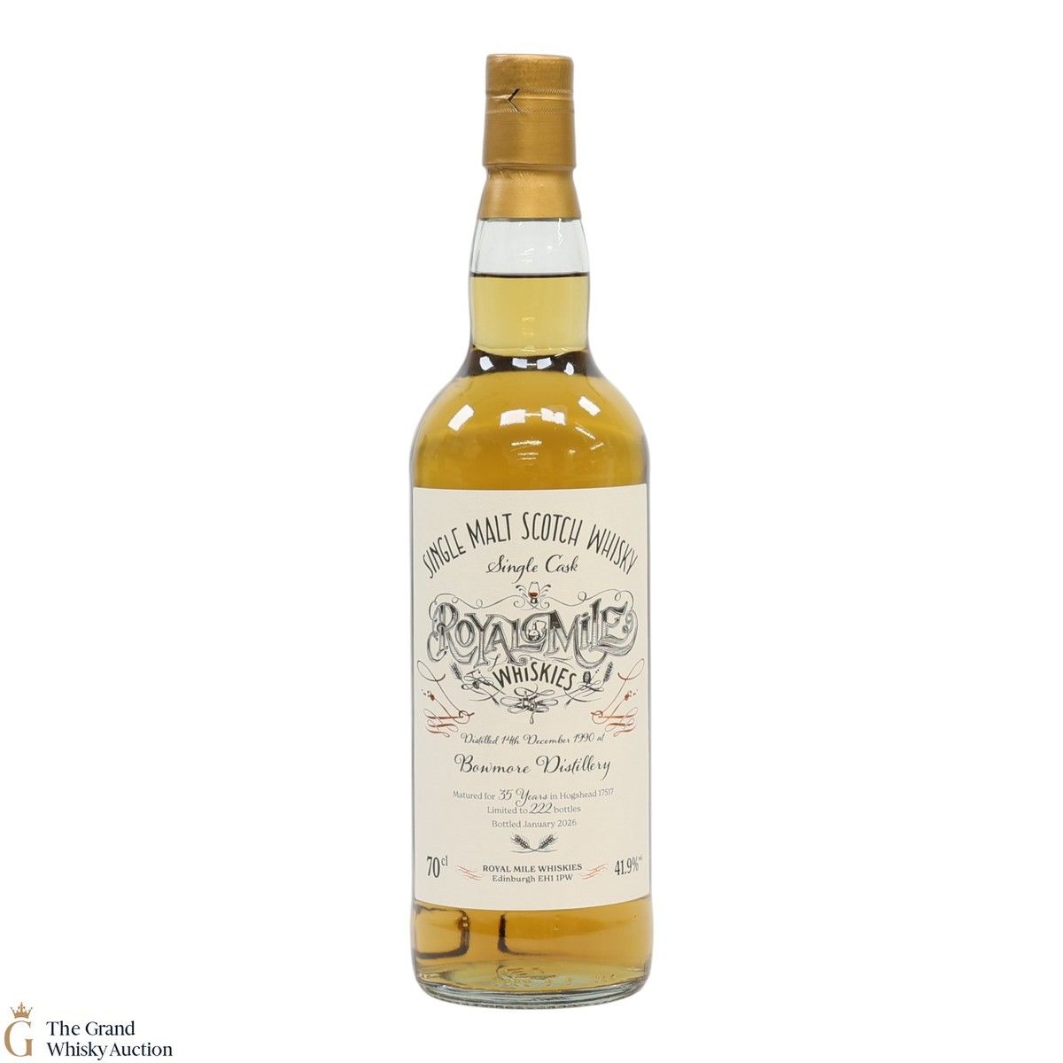 Bowmore - 35 Year Old 1990 - Single Cask #17517 - Royal Mile Whiskies
